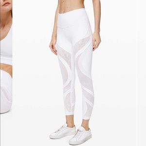 Lace lululemon tights